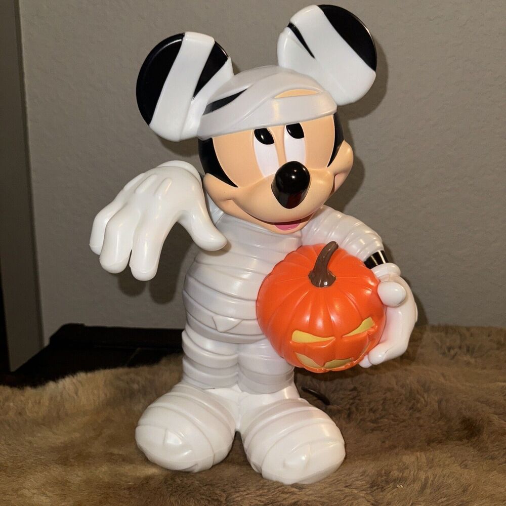 Disney Parks Halloween Mickey Mouse Mummy Popcorn Bucket Glow Cute No Strap